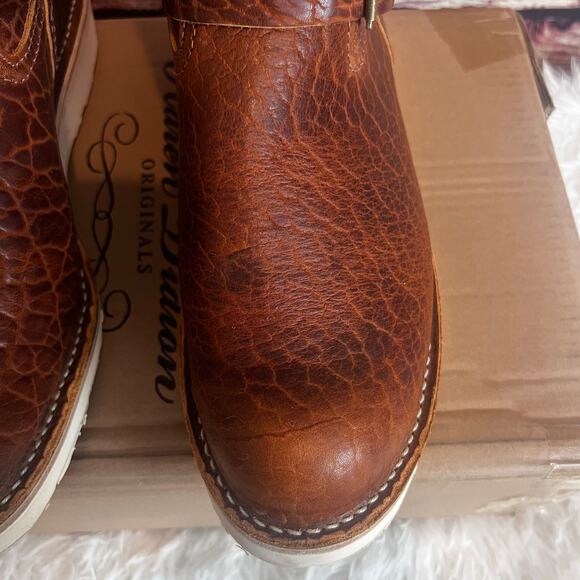 Wesco X ISP Engineer Boots Shrunken Bison Brown Leather Buckles 10\